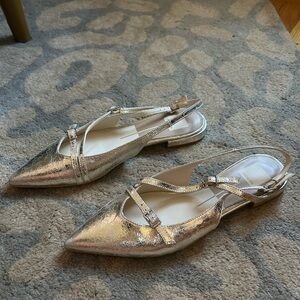 Dolce Vita Pamla Platinum Flats